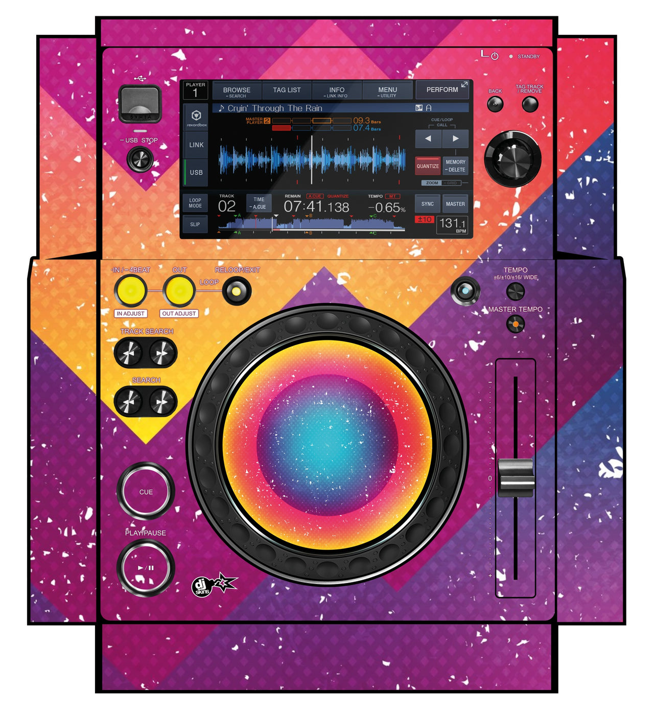 Pioneer DJ XDJ 700 Skin Multisynth
