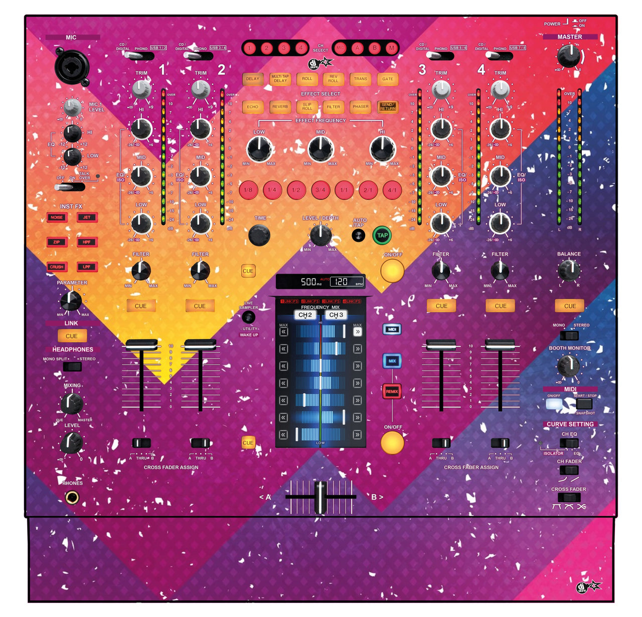 Pioneer DJ DJM 2000 Skin Multisynth
