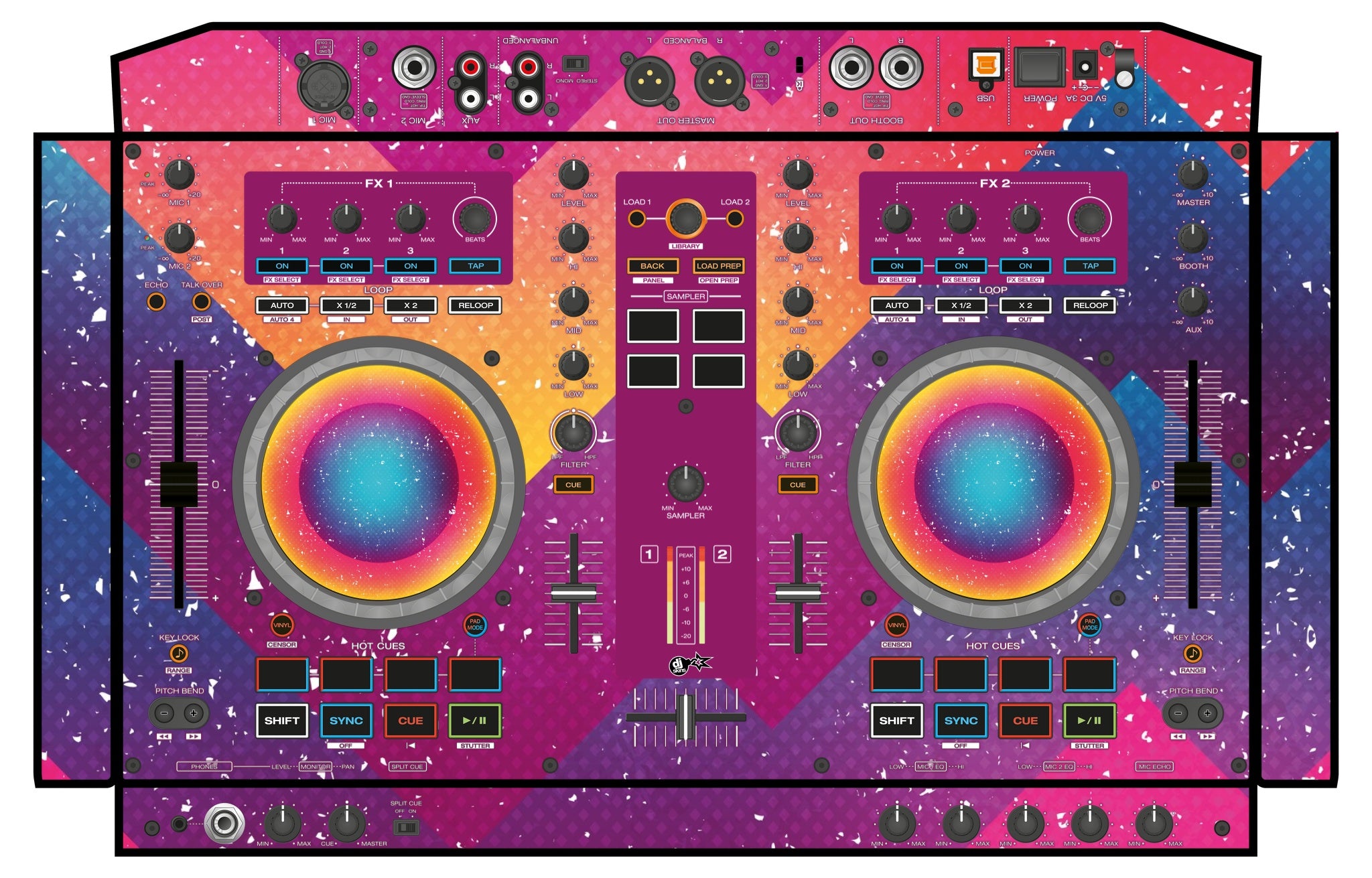 Denon DJ MC 4000 Skin Multisynth