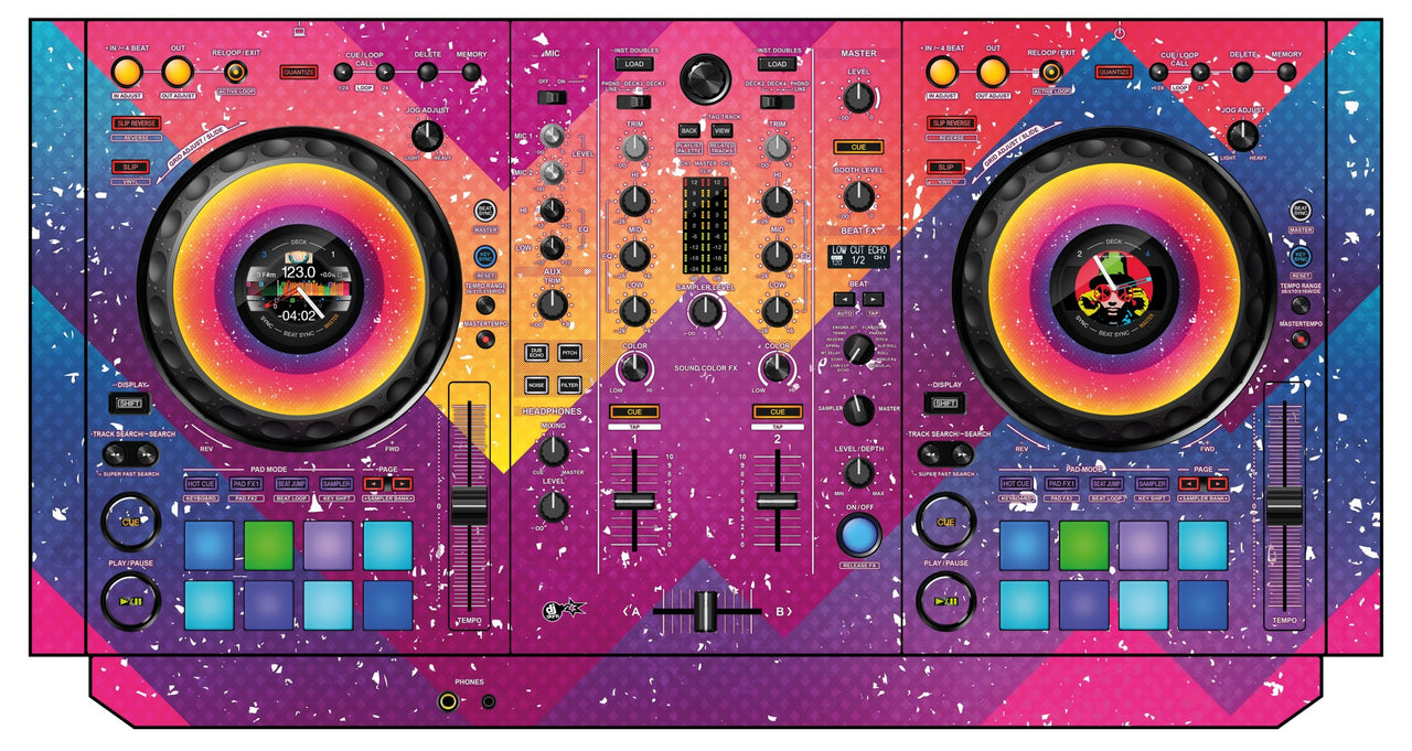 Pioneer DJ DDJ 800 Skin Multisynth