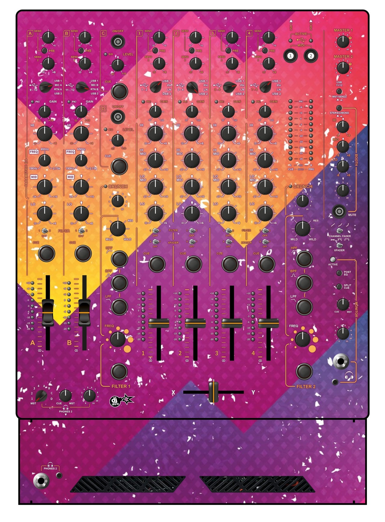 Allen and Heath XONE 96 Skin Multisynth