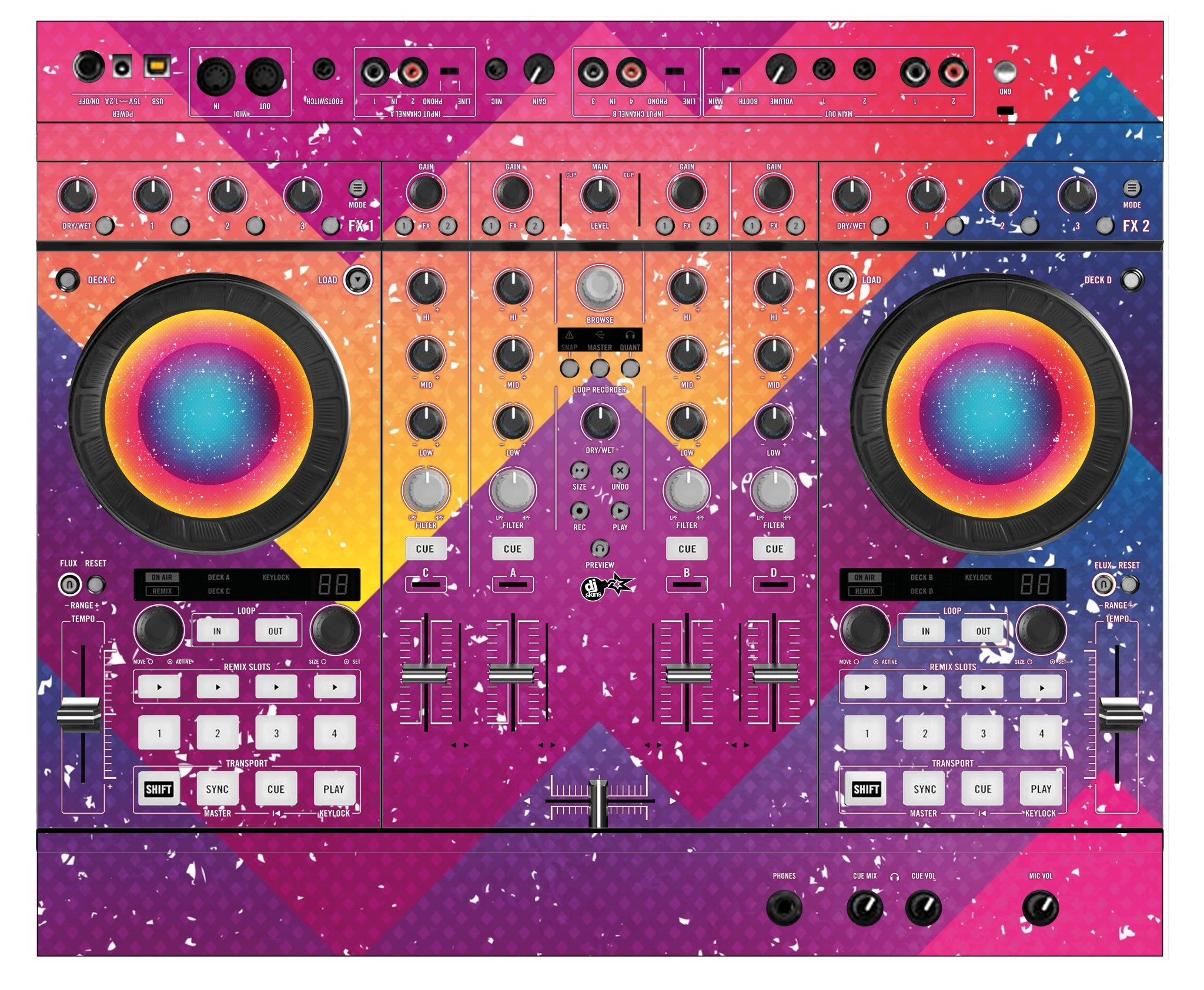 Native Instruments S4 MK2 Skin Multisynth