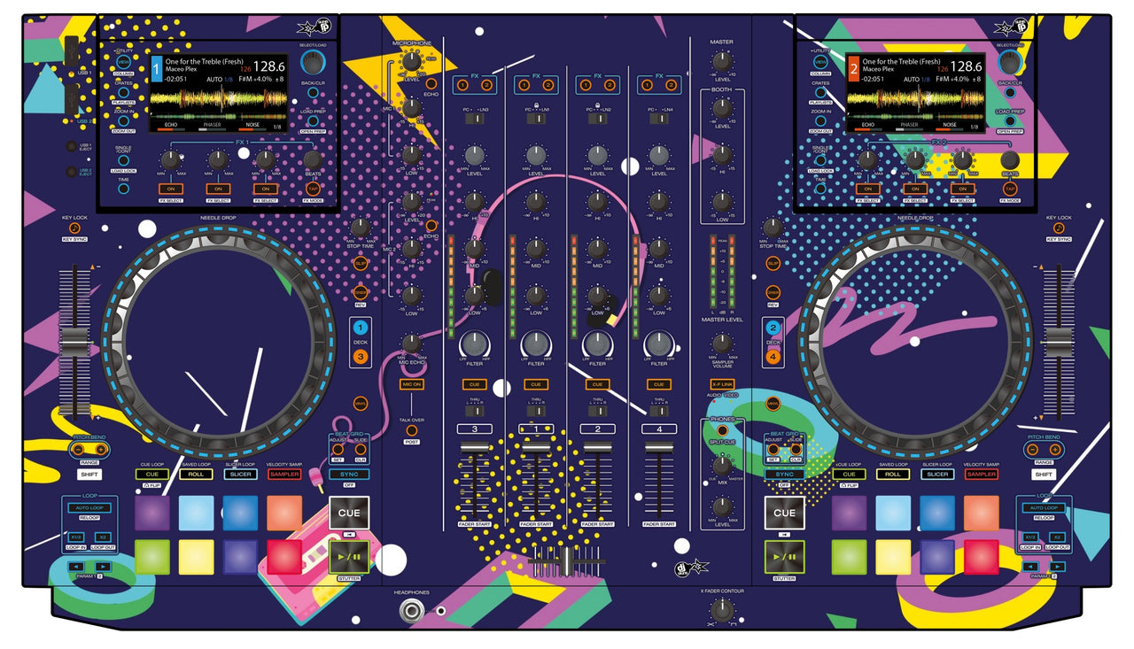 Denon DJ MCX 8000 Skin New Kids Retro