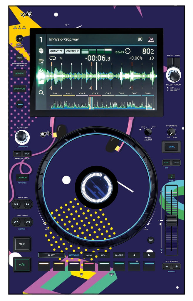 Denon DJ SC 6000 Skin New Kids Retro