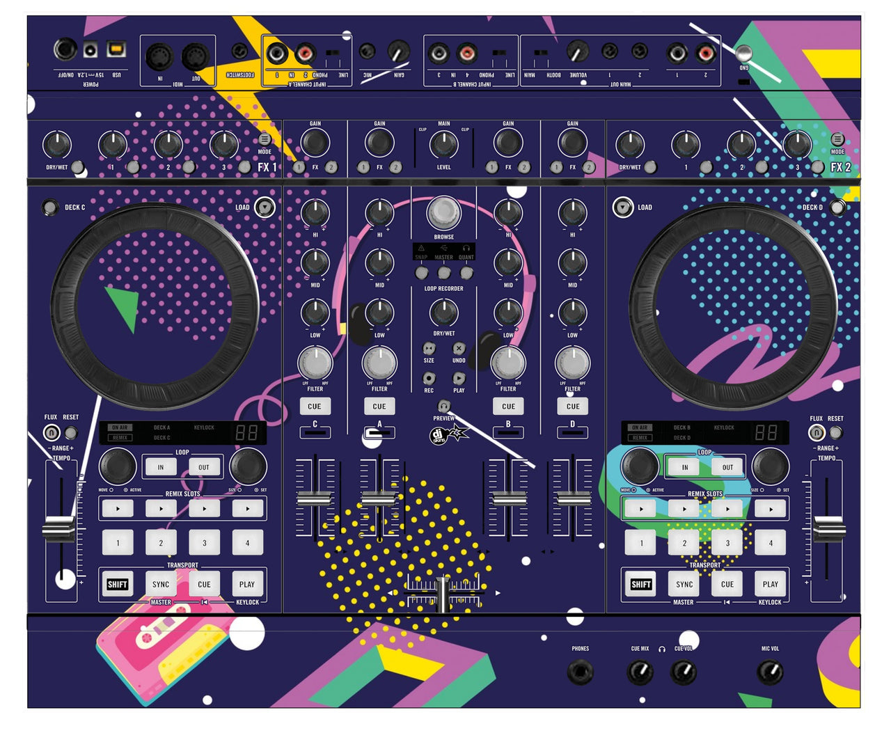 Native Instruments S4 MK2 Skin New Kids Retro
