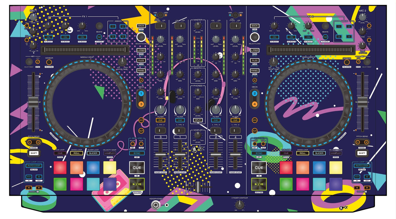 Denon DJ MC 7000 Skin New Kids Retro
