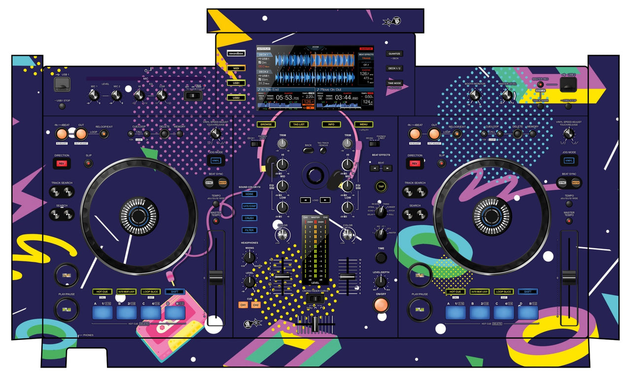 Pioneer DJ XDJ RX Skin New Kids Retro