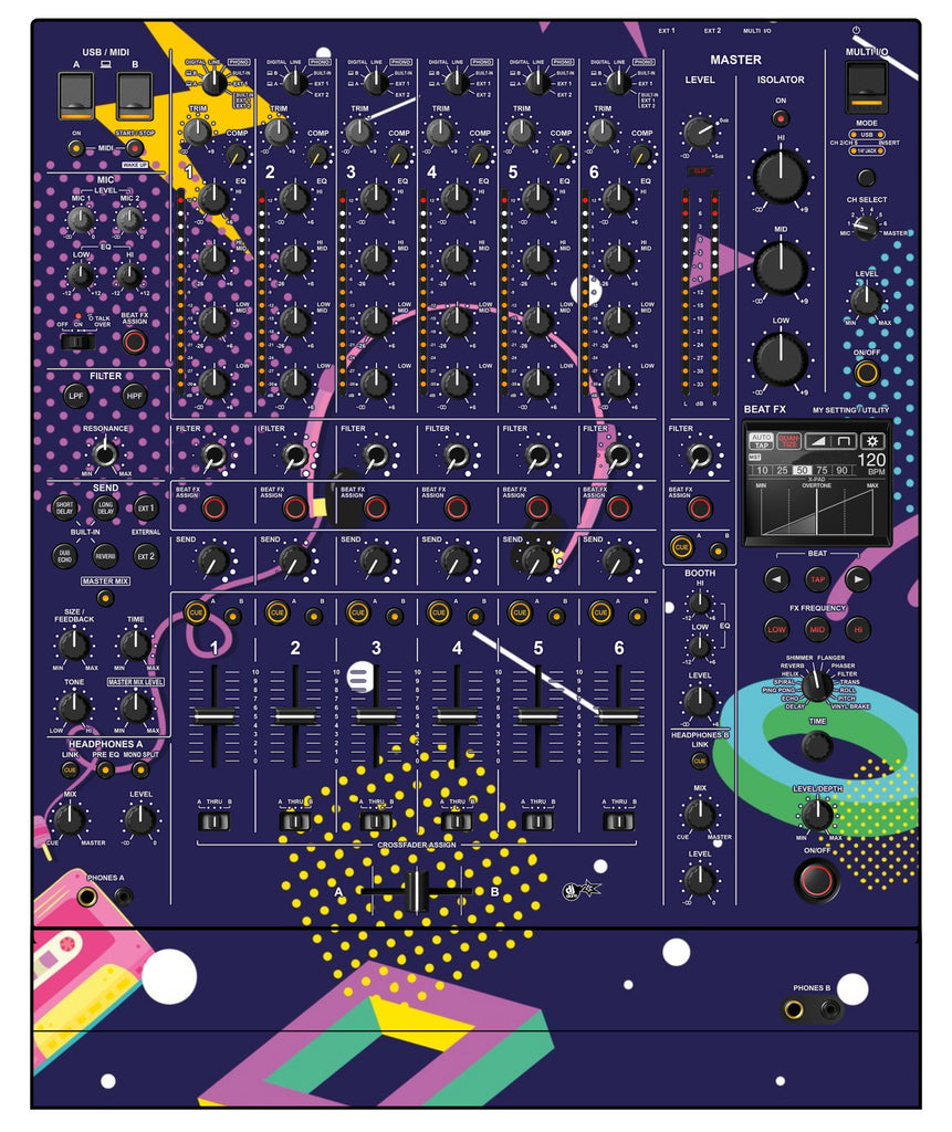 Pioneer DJ DJM V10 Skin New Kids Retro