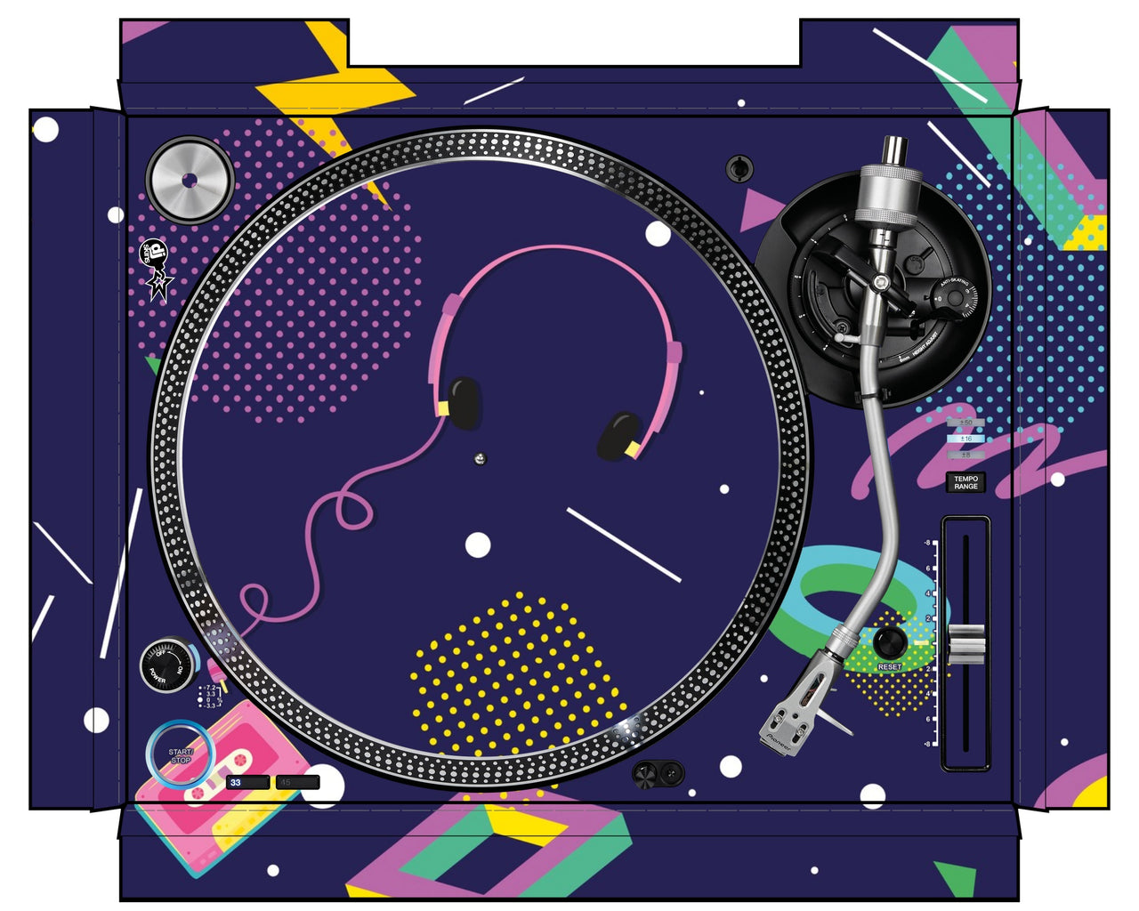 Pioneer DJ PLX 1000 Skin New Kids Retro