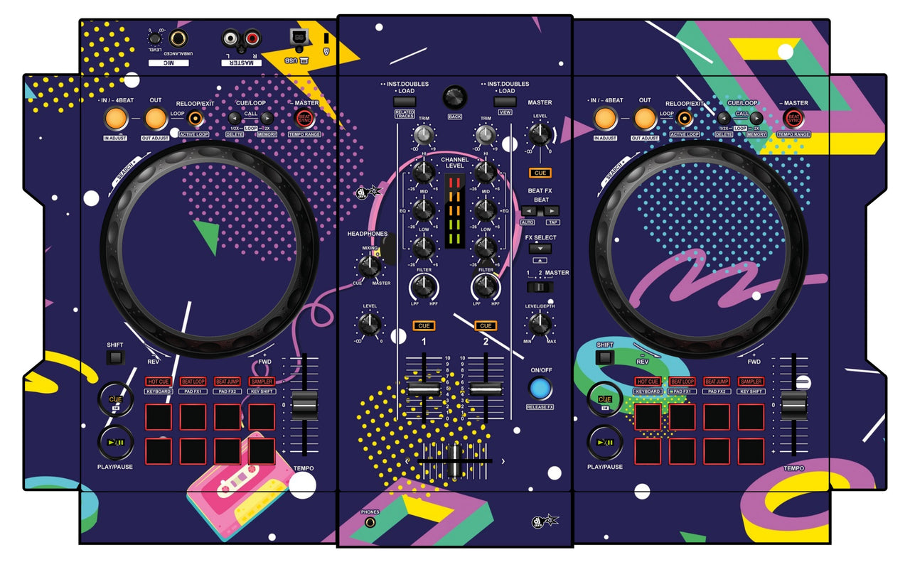 Pioneer DJ DDJ 400 Skin New Kids Retro