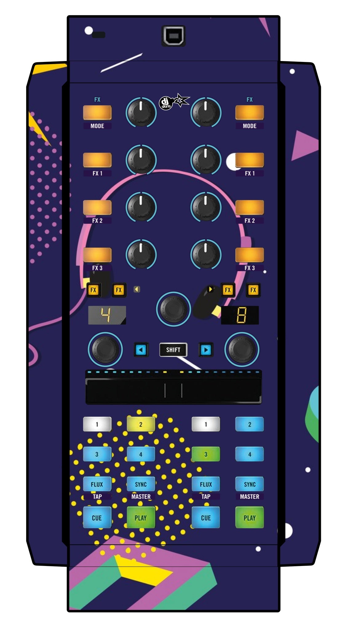 Native Instruments X1 MK2 Skin New Kids Retro