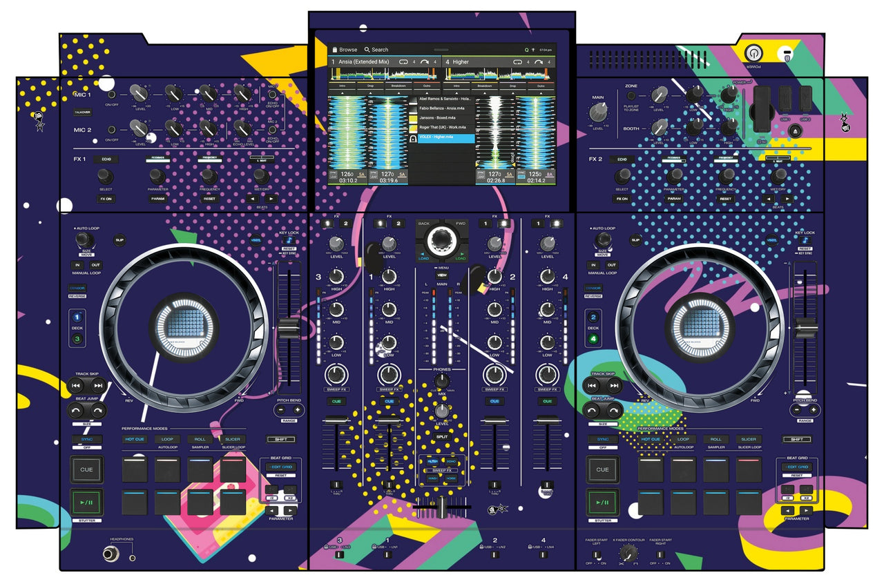 Denon DJ PRIME 4+ Skin New Kids Retro