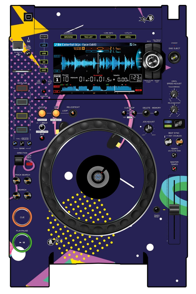 Pioneer DJ CDJ 2000 NEXUS 2 Skin New Kids Retro