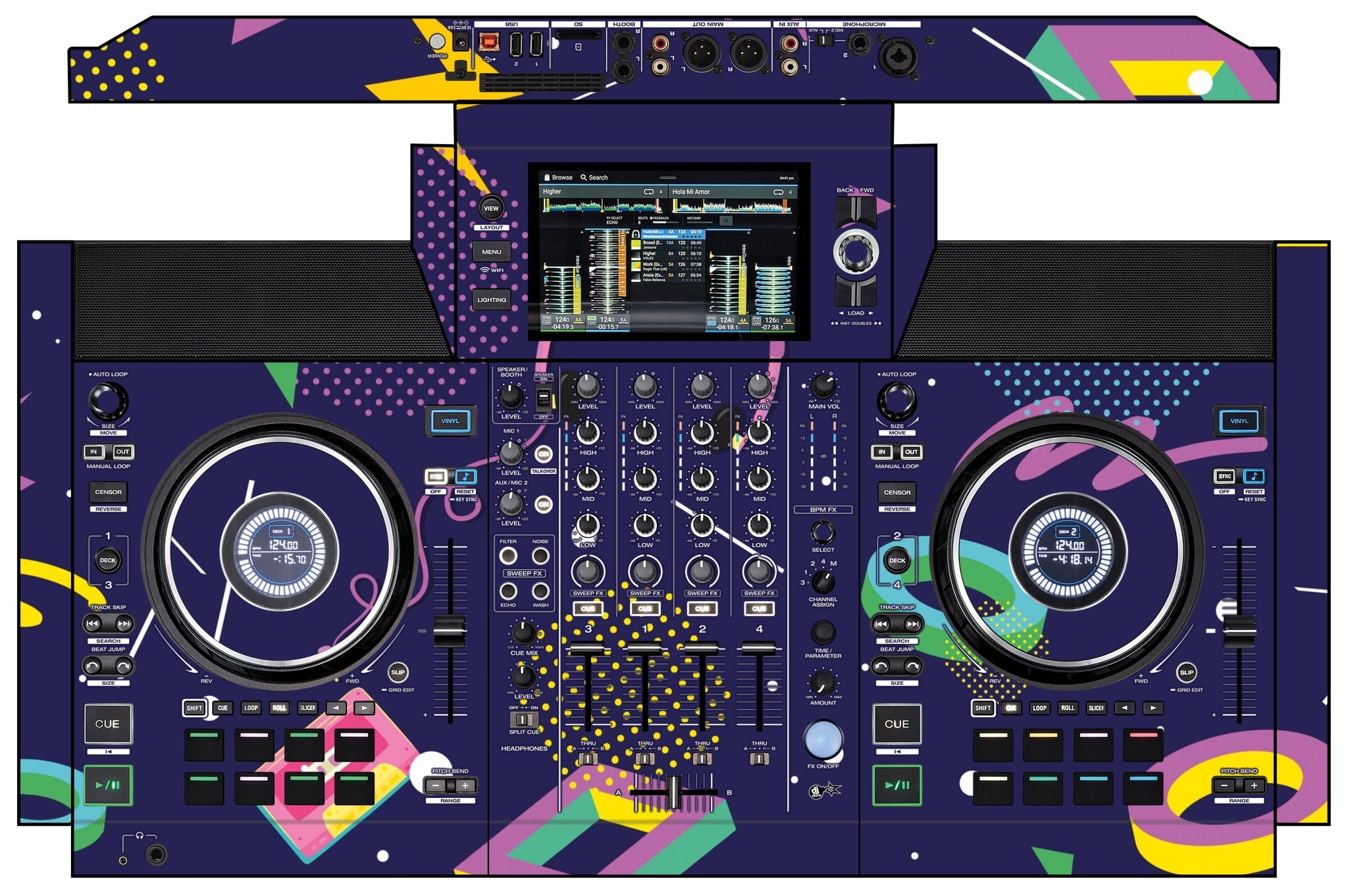 Denon DJ SC Live 4 Skin New Kids Retro