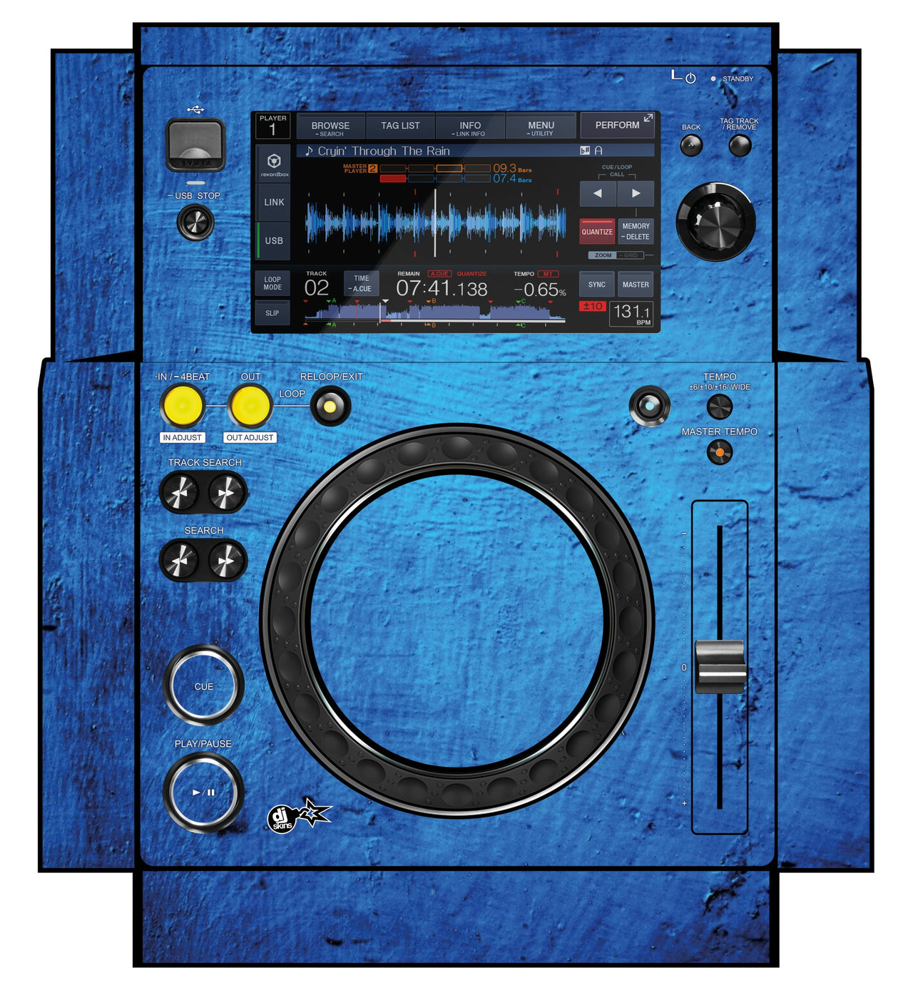 Pioneer DJ XDJ 700 Skin Ocean