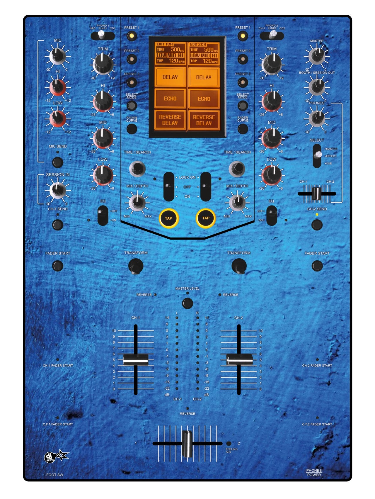 Pioneer DJ DJM 909 Skin Ocean