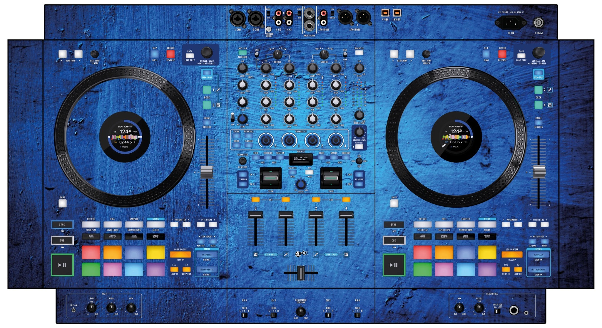 Rane FOUR Skin Ocean