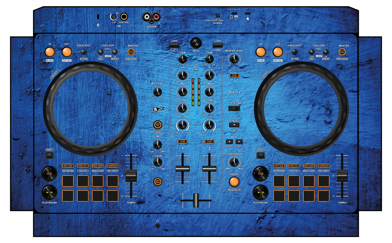 Pioneer DJ DDJ FLX 4 Skin Ocean