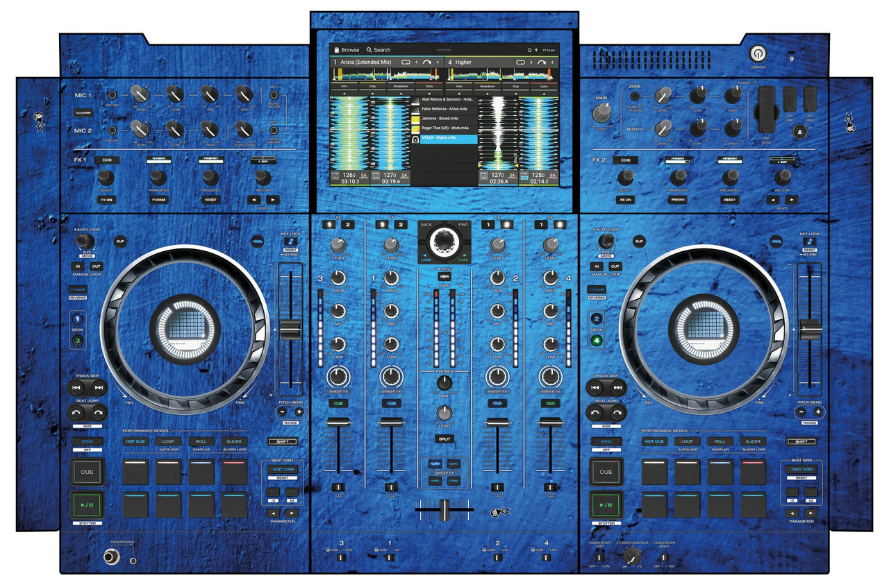 Denon DJ PRIME 4+ Skin Ocean