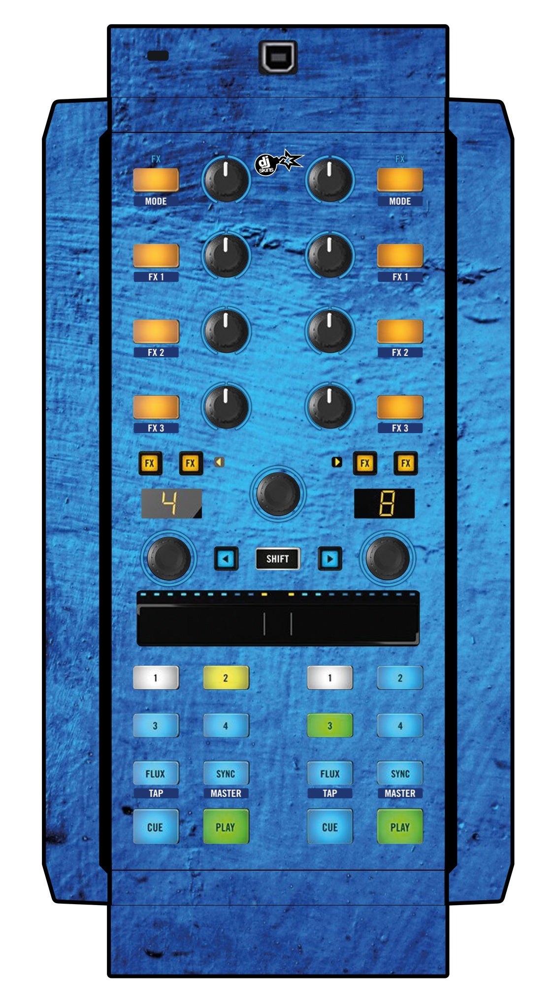 Native Instruments X1 MK2 Skin Ocean
