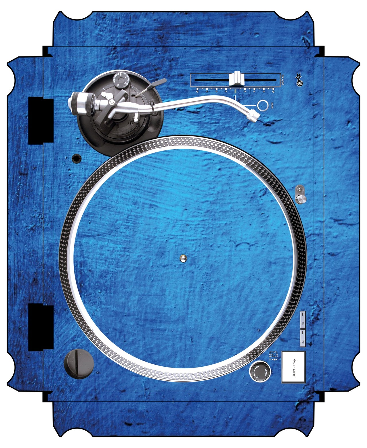 Technics 1200 / 1210 MK5 VERTICAL Skin Ocean