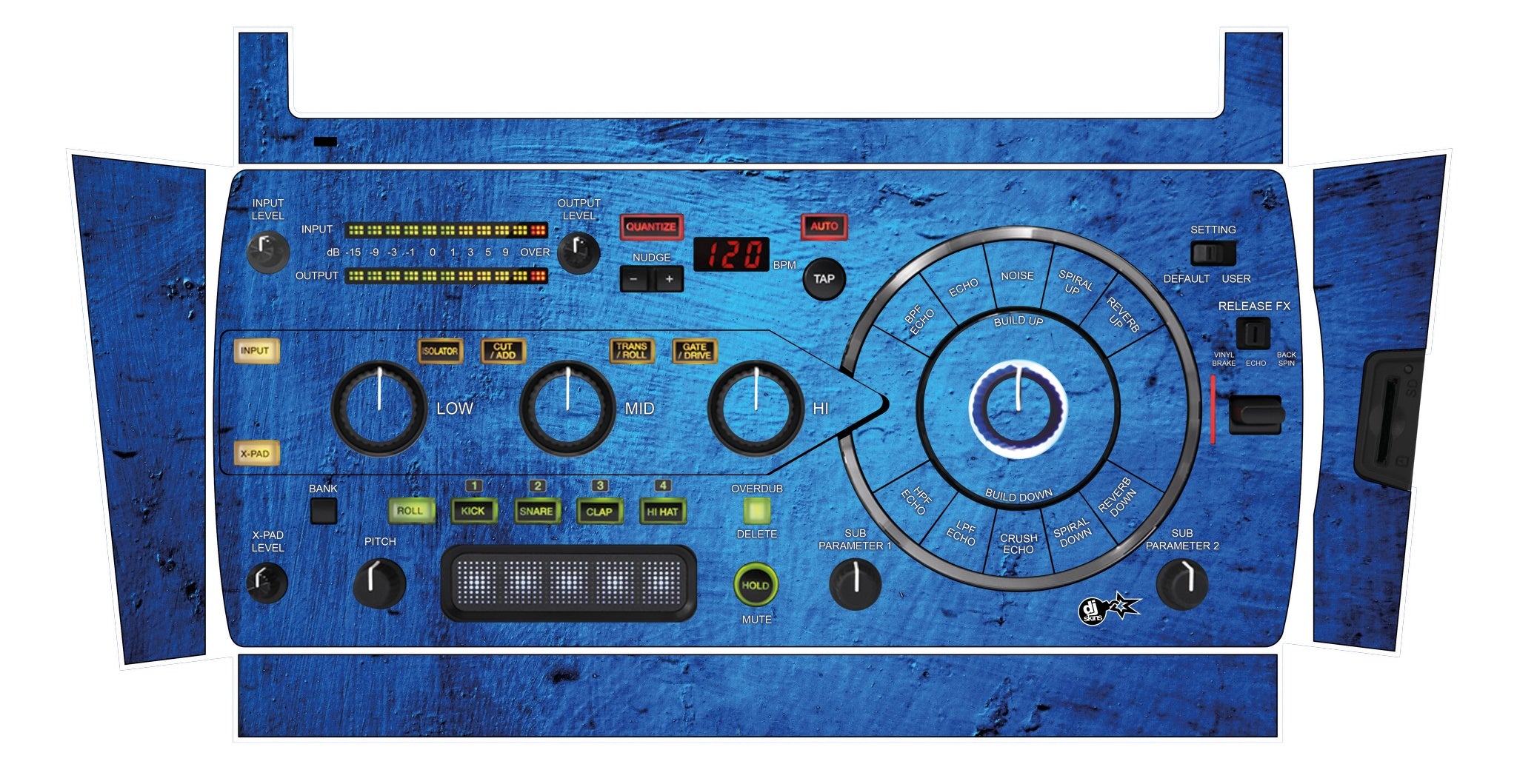 Pioneer DJ RMX 1000 Skin Ocean