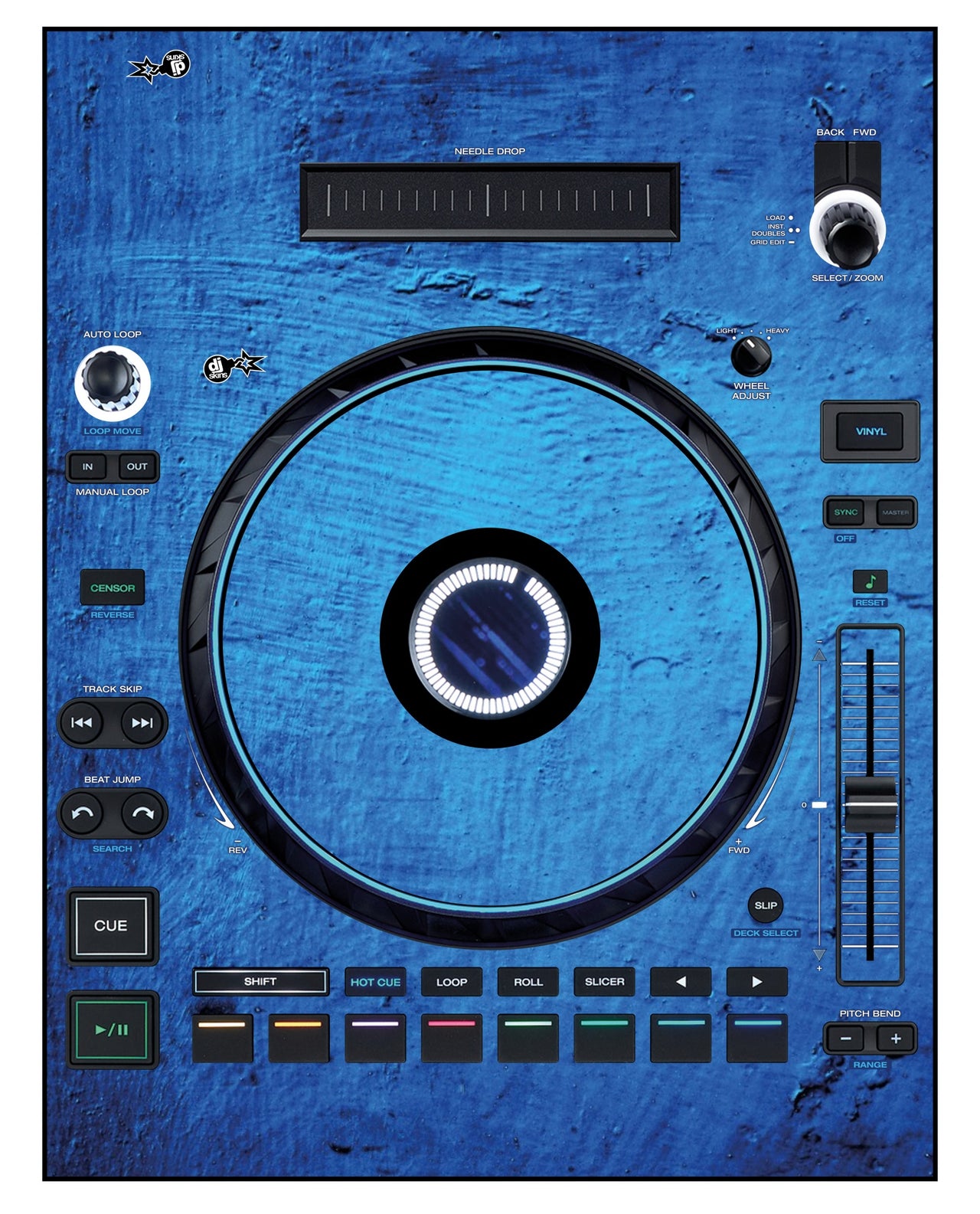 Denon DJ LC 6000 Skin Ocean