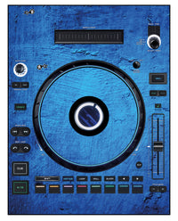 Denon DJ LC 6000 Skin Ocean