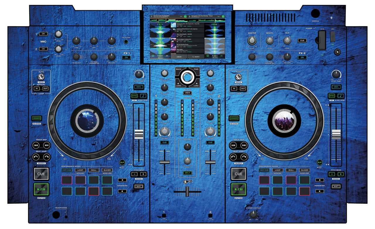 Denon DJ PRIME 2 Skin Ocean