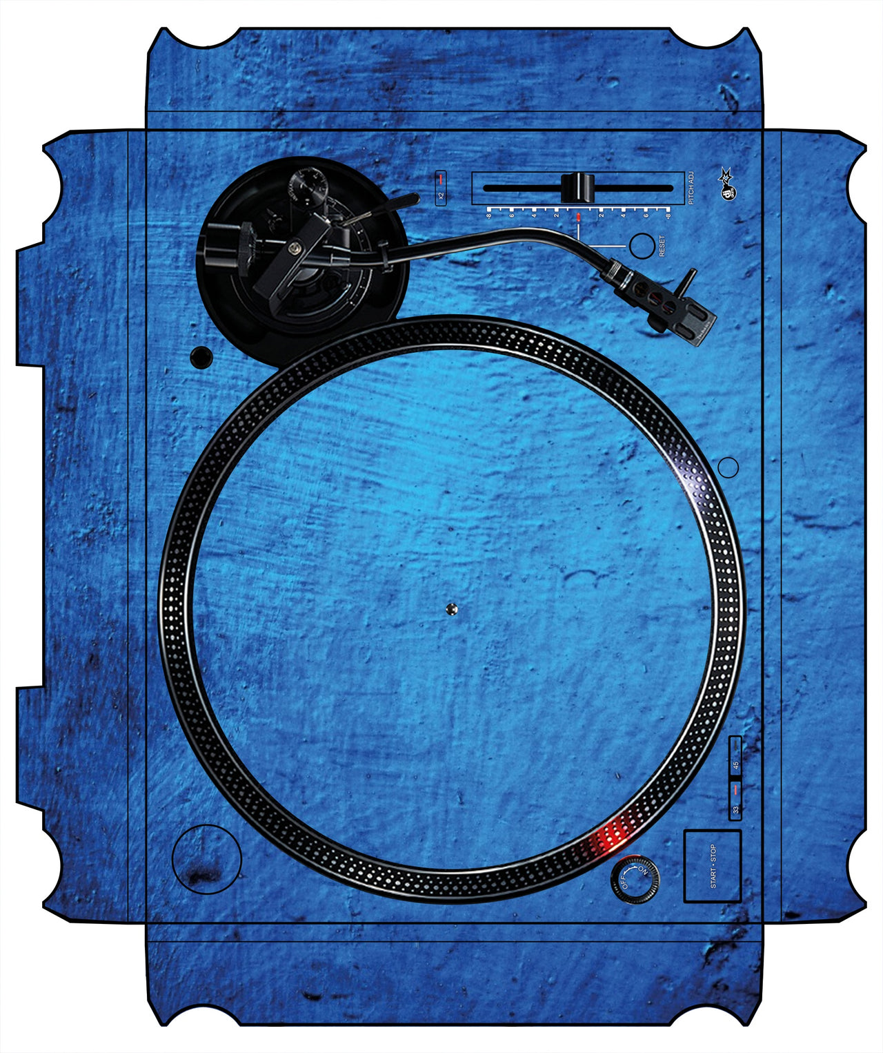Technics 1200 / 1210 MK7 VERTICAL Skin Ocean