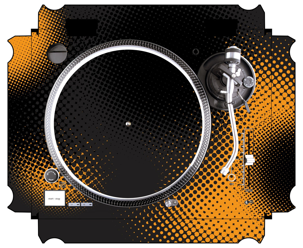 Technics 1200 / 1210 MK5 Skin Orange Dot