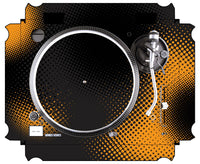 Technics 1200 / 1210 MK5 Skin Orange Dot
