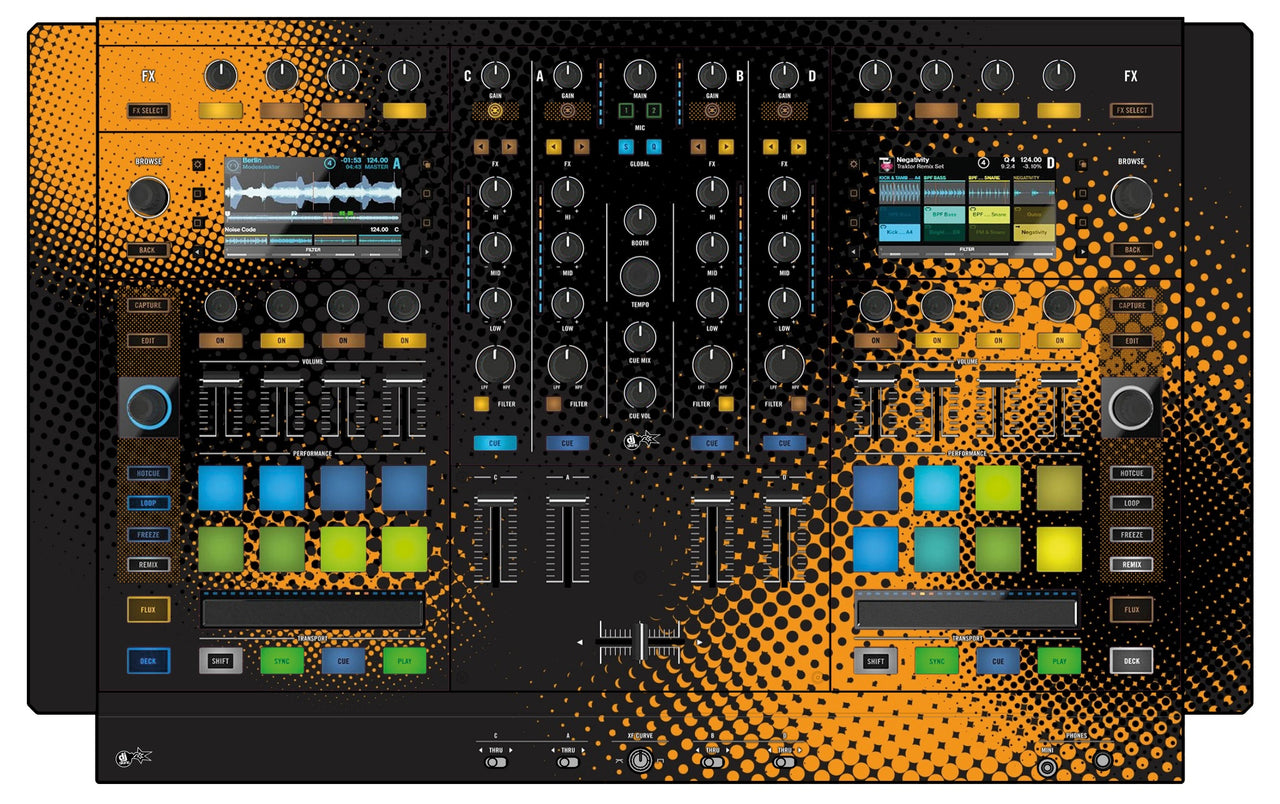 Native Instruments S8 Skin Orange Dot