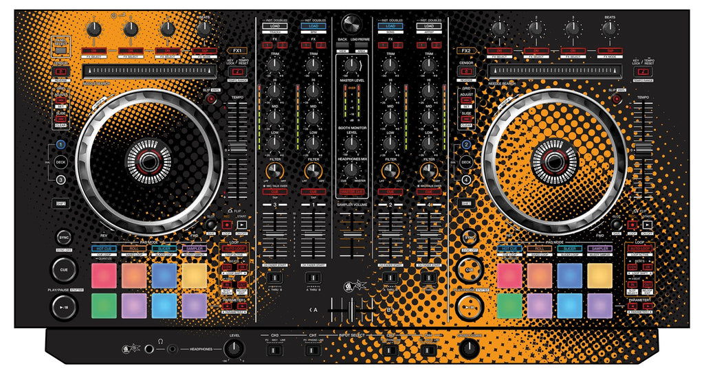 Pioneer DJ DDJ SX 2 Skin Orange Dot