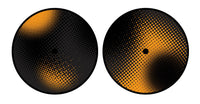 Universal Vinyl Labelsticker (10.2 cm - REGULAR) Skin Orange Dot