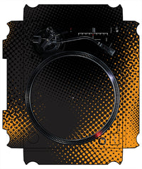 Technics 1200 / 1210 MK7 VERTICAL Skin Orange Dot