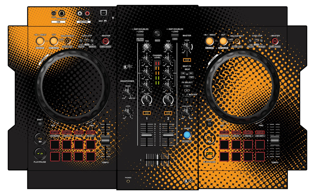 Pioneer DJ DDJ 400 Skin Orange Dot