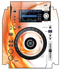 Pioneer DJ XDJ 1000 MK2 Skin Orange Swirl