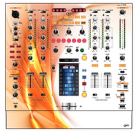 Pioneer DJ DJM 2000 Skin Orange Swirl