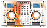Numark NV 2 Skin Orange Swirl