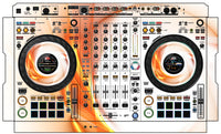 Pioneer DJ DDJ FLX10 Skin Orange Swirl