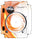 Technics 1200 / 1210 MK2 VERTICAL Skin Orange Swirl
