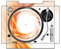 Pioneer DJ PLX 1000 Skin Orange Swirl
