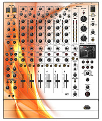 Pioneer DJ DJM V10 LF Skin Orange Swirl