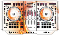 Numark NS 7 II Skin Orange Swirl