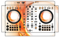 Pioneer DJ DDJ FLX 4 Skin Orange Swirl
