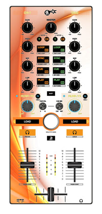 Reloop Mixtour Skin Orange Swirl