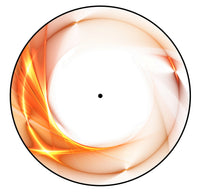 Universal Slipmat 12 Inch Skin Orange Swirl