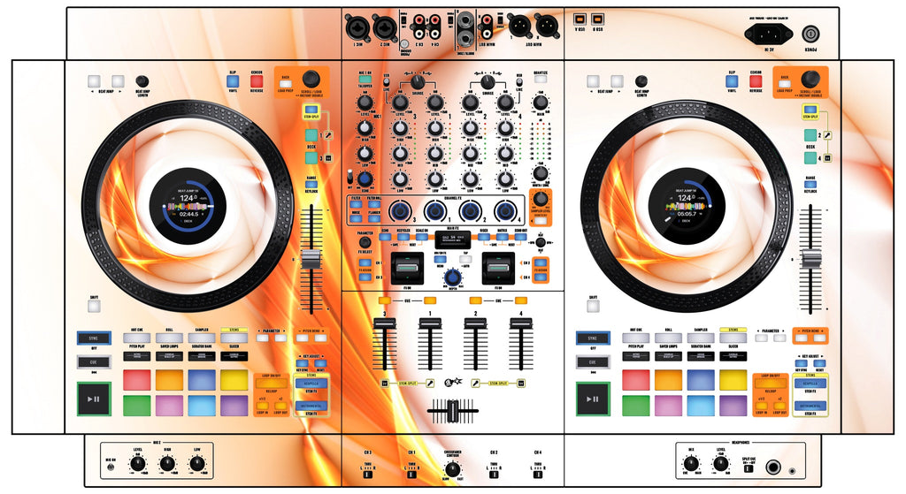 Rane FOUR Skin Orange Swirl