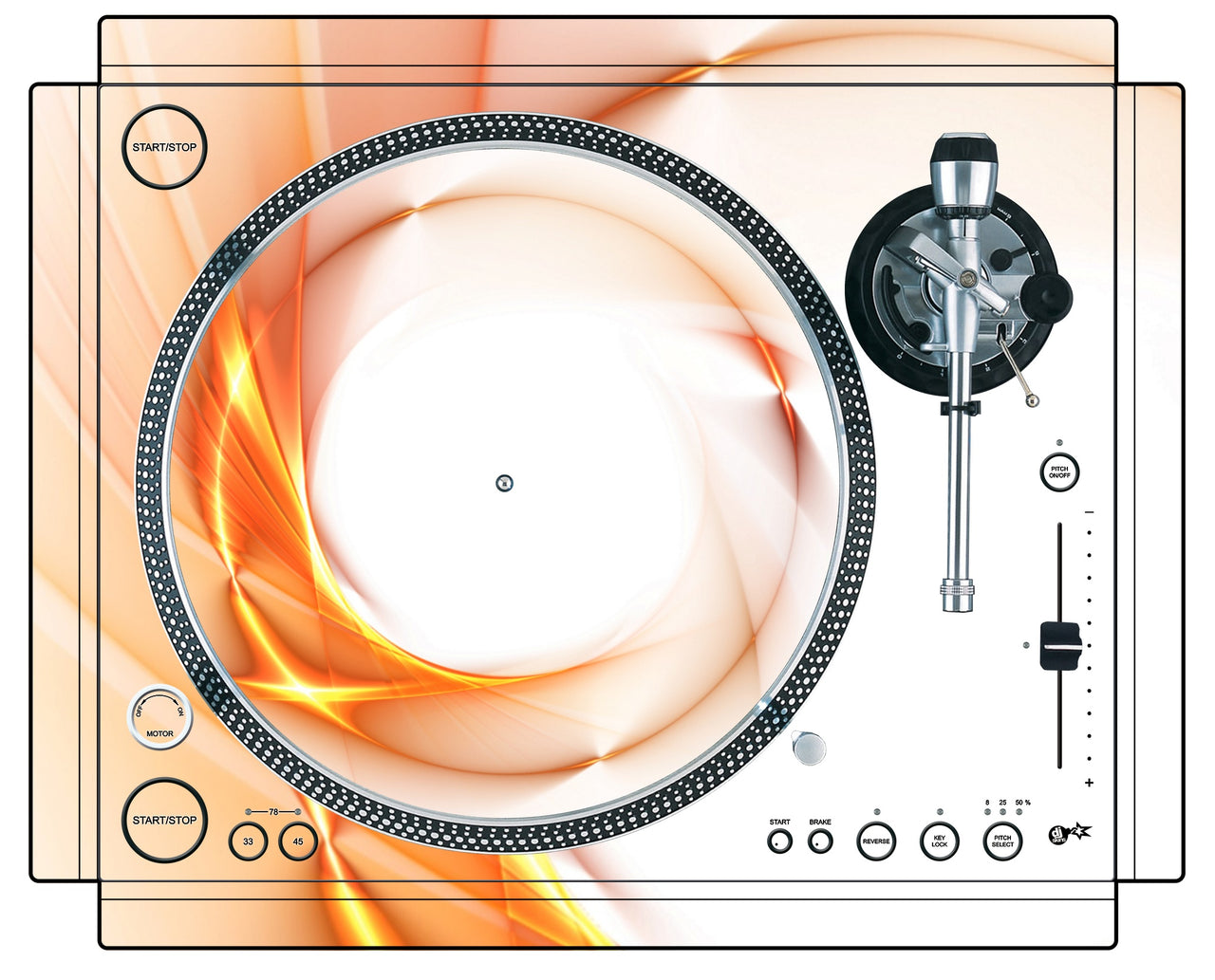 Stanton STR8.150 Skin Orange Swirl